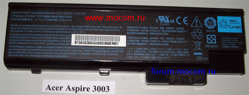  Acer Aspire 3003:   4UR18650F-1-QC192