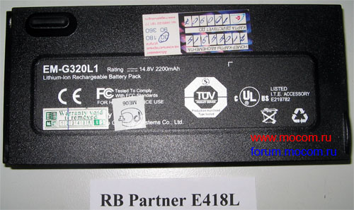   EM-G320L1, 14.8V 2200mAh   RoverBook Partner E418L