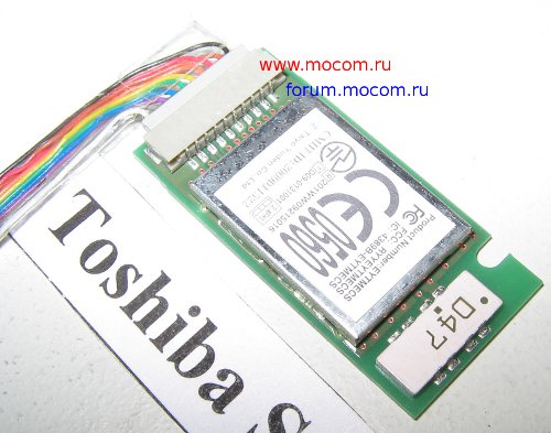  Toshiba Satellite L500-1WR: BlueTooth Toshiba PA3750U-1BTM G86C0002X710;  DC02000QA00