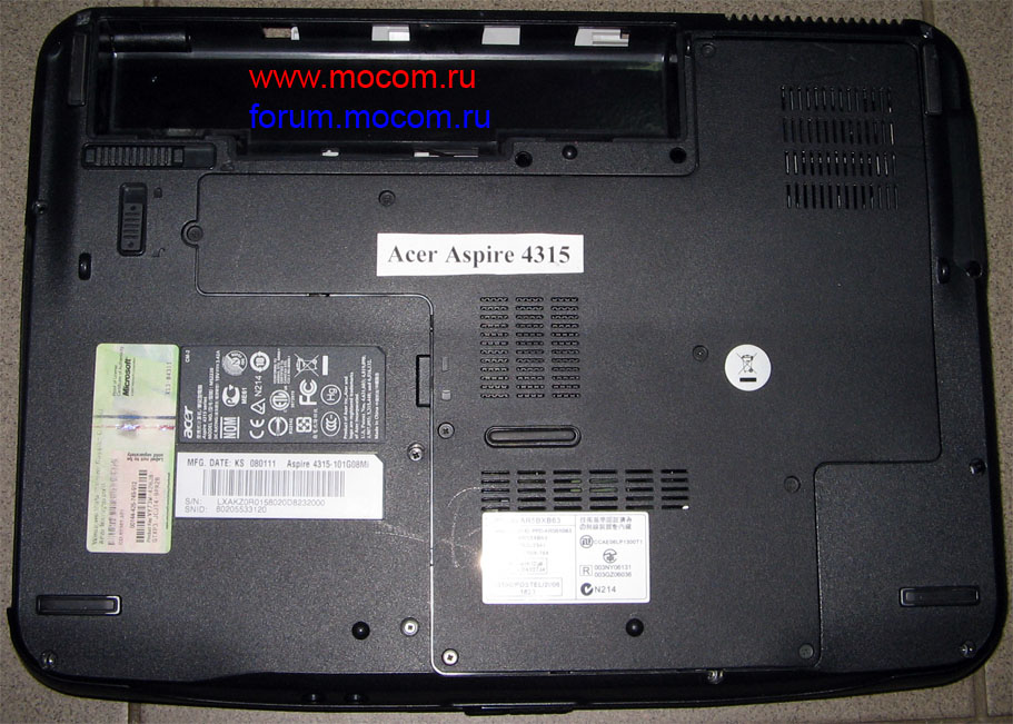  Acer Aspire 4315: 