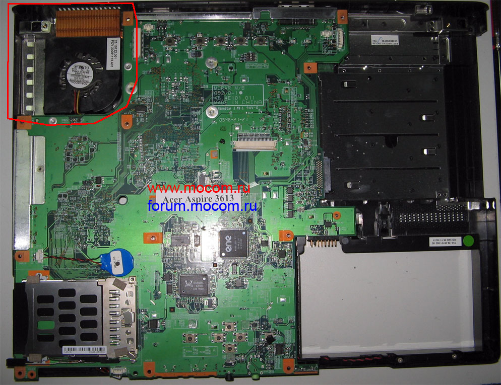  Acer Aspire 3613:  /  / cooler FORCECON DFB501205H20T, DC 5V 0.5A