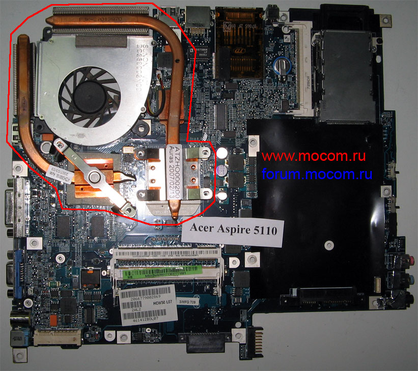  Acer Aspire 5112WLMi:  /  / cooler SUNON MagLev GB0506PGV1-A, 13.V1.B2212.F.GN, DC5V-1.9W, K6609F, DC280002M00