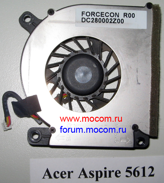  Acer Aspire 5612 / 5633:  /  / cooler FORECON F603-CW DFB552005M30T, DC5V 0,5A, DC280002Z00