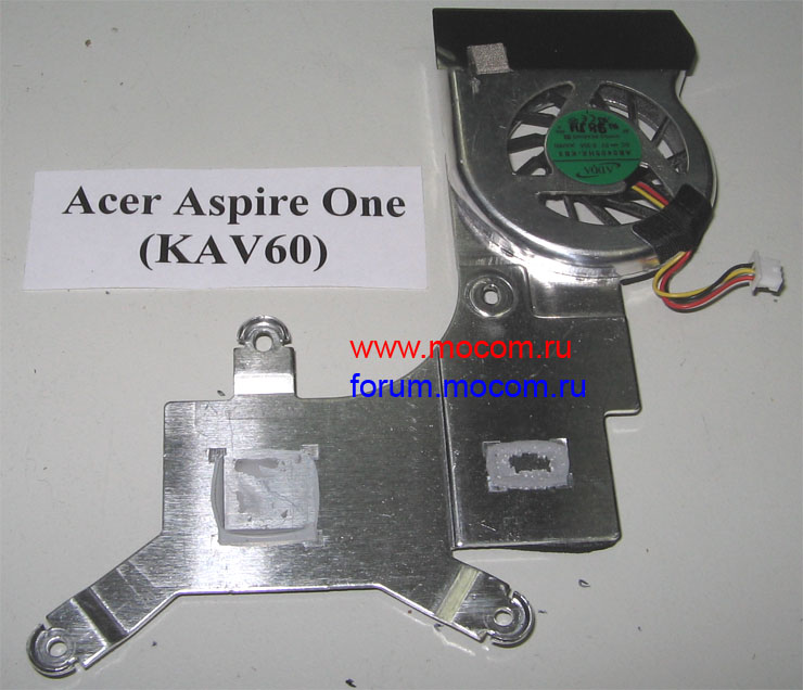  Acer Aspire One KAV60:  ADDA AB0405HX-KB3, DC 5V 0.30A