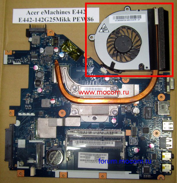  Acer eMachines E442:  Delta KSB06105HA -AE67, DC05V 0.40A, DC2800092D0