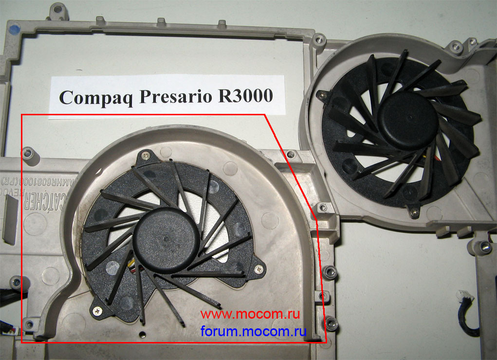  Comapq Presario R3000:  Sunon GC055515BH-A, DC5V-1.3W, 13.(2).V1.B618.F