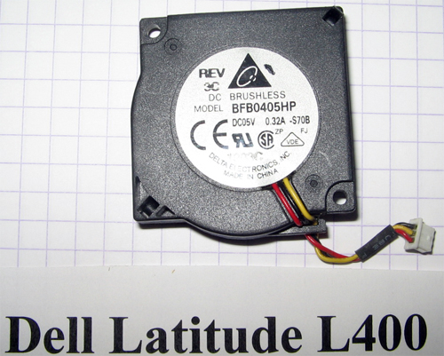 /  Delta Electronics BFB0405HP, DC05V 0.32A   Dell Latitude L400