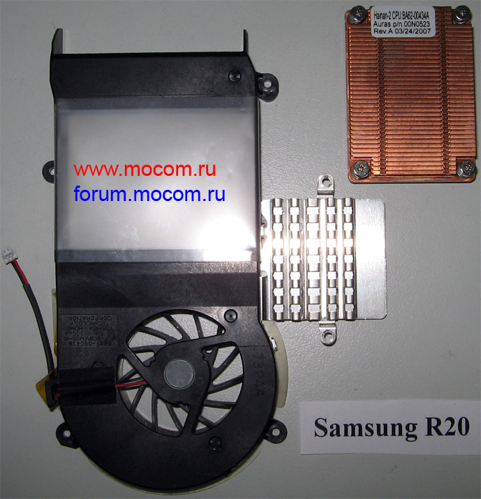  Samsung R20:  Toshiba BA31-00043B MCF-913PAM05-10;  Hainan-2 CPU: BA62-00434A, 00N0523