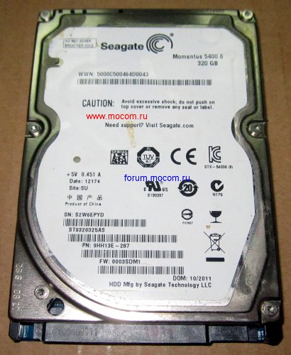   : HDD Seagate ST9320325AS 320GB, SATA, 5400 rpm