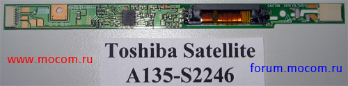  E198444   Toshiba Satellite A135-S2246