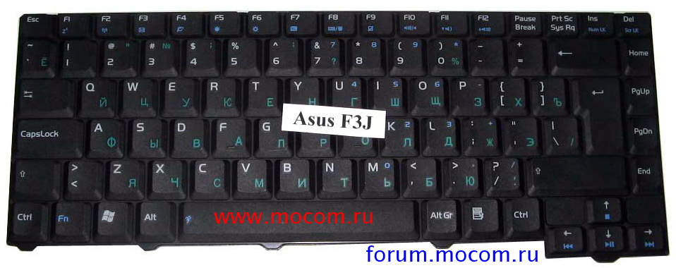Asus F3J / F3T / F3L / F3K / Z53S / X53U:  MP-06916SU-5281, MP-06916SU-5282, 7EA06204084M  04GNI11KRU20-1 9J.N8182.G0R