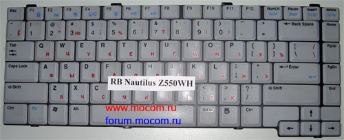  RoverBook Nautilus Z550 WH:  K031826A2