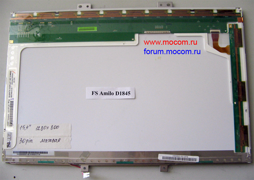  15.4" (1280 x 800) 30 pin, , QUANTA QD15TL01   Fujitsu-Siemens Amilo D1845
