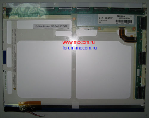  FS LifeBook C-7631: -  15" 1024x768, 20 pin, ; TOSHIBA LTM15C460F