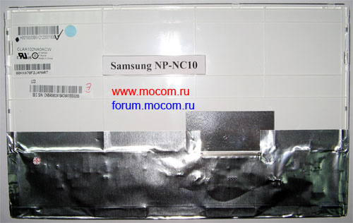 Samsung NP-NC10:  CLAA102NA0ACW 10.2" 1024x600