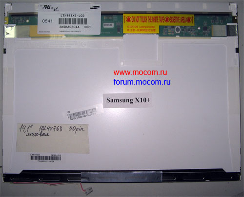  14.1" (1024x768), 30 pin, , LTN141XB-L02   Samsung X10