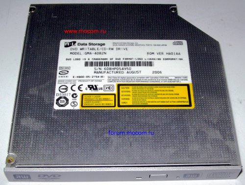 MSI Megabook S262: DVD-RW GMA-4082N