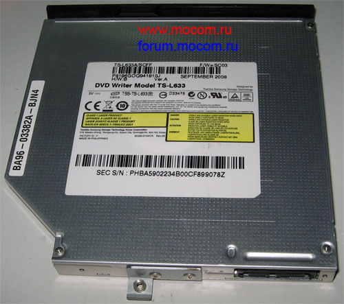 Samsung R510 / R730 / NP-R525: DVD-RW TS-L633