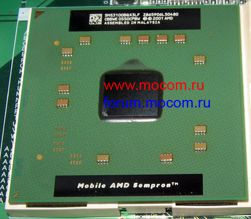 Acer Aspire 3000:  Mobile AMD Sempron 3100+ 1.8GHz, SMS3100BQX3LF