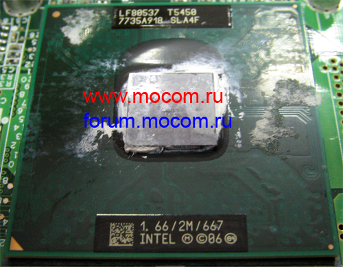 Acer Aspire 5920 / Asus F3S / RoverBook Voyager V751L:  Intel Core 2 Duo Mobile Processor T5450 - SLA4F, 1.66/2M/667 LF80537