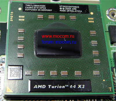  Acer Aspire 4520 / 9300 / Asus A7U:  AMD Turion 64 X2 Dual-Core, 1900MHz, TMDTL58HAX5DC