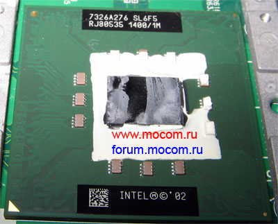  Samsung X05:  Intel Pentium M 1.40GHz / 400MHz / 1MB, SL6F5