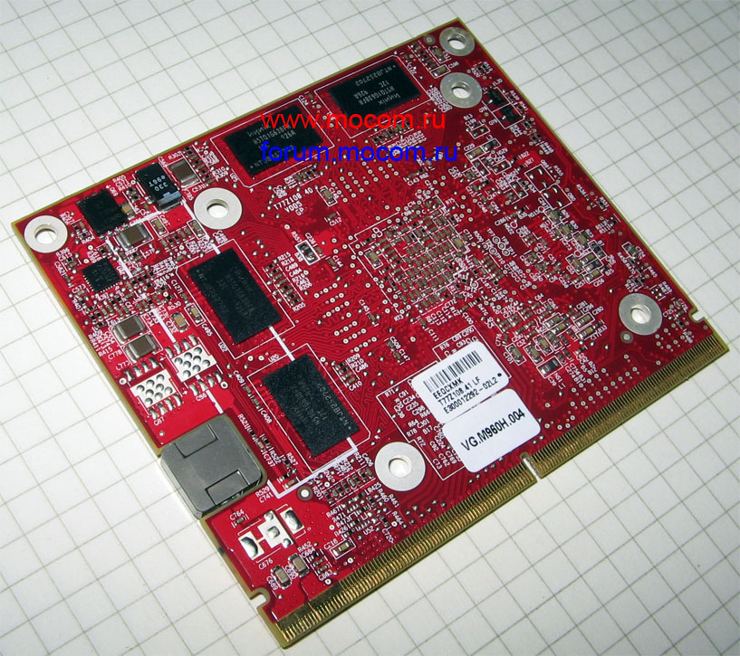  Acer Aspire 5739G / 5935G / 7738G:  1GB DDR3 800MHZ;  ATI RADEON 216-0729042;  AMD 109-B79531-00C VG.M960H.004