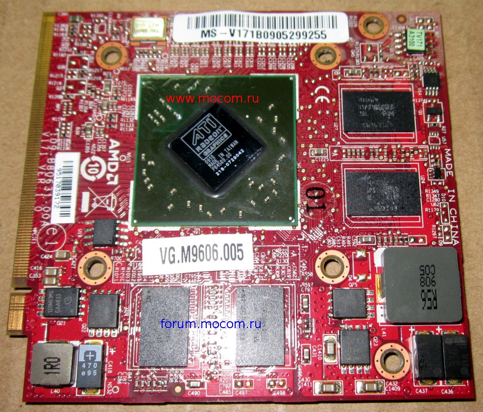  Acer Aspire 6935:  ATI Mobility Radeon HD 4650; 109-B80631-00A V171 VER:1.0, 216-0729042