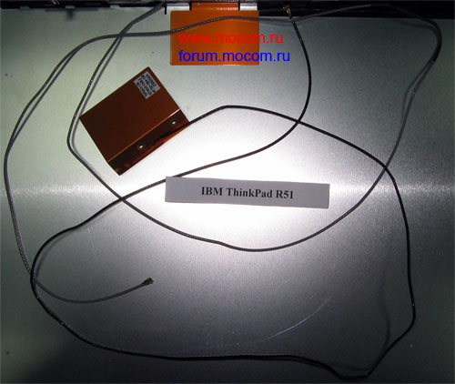 IBM ThinkPad R51:  Wi-Fi HITACHI 91P6813-15R, HFT02-IB04-15R